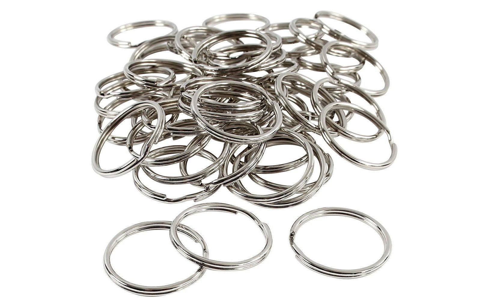 Spaltring 30 mm Metall, 80 StückCompany Spaltring 30 mm