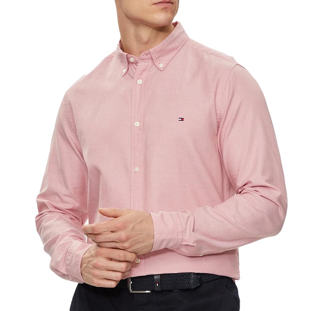 Tommy Hilfiger Chemise Rose Homme Tommy Hilfiger Dobby