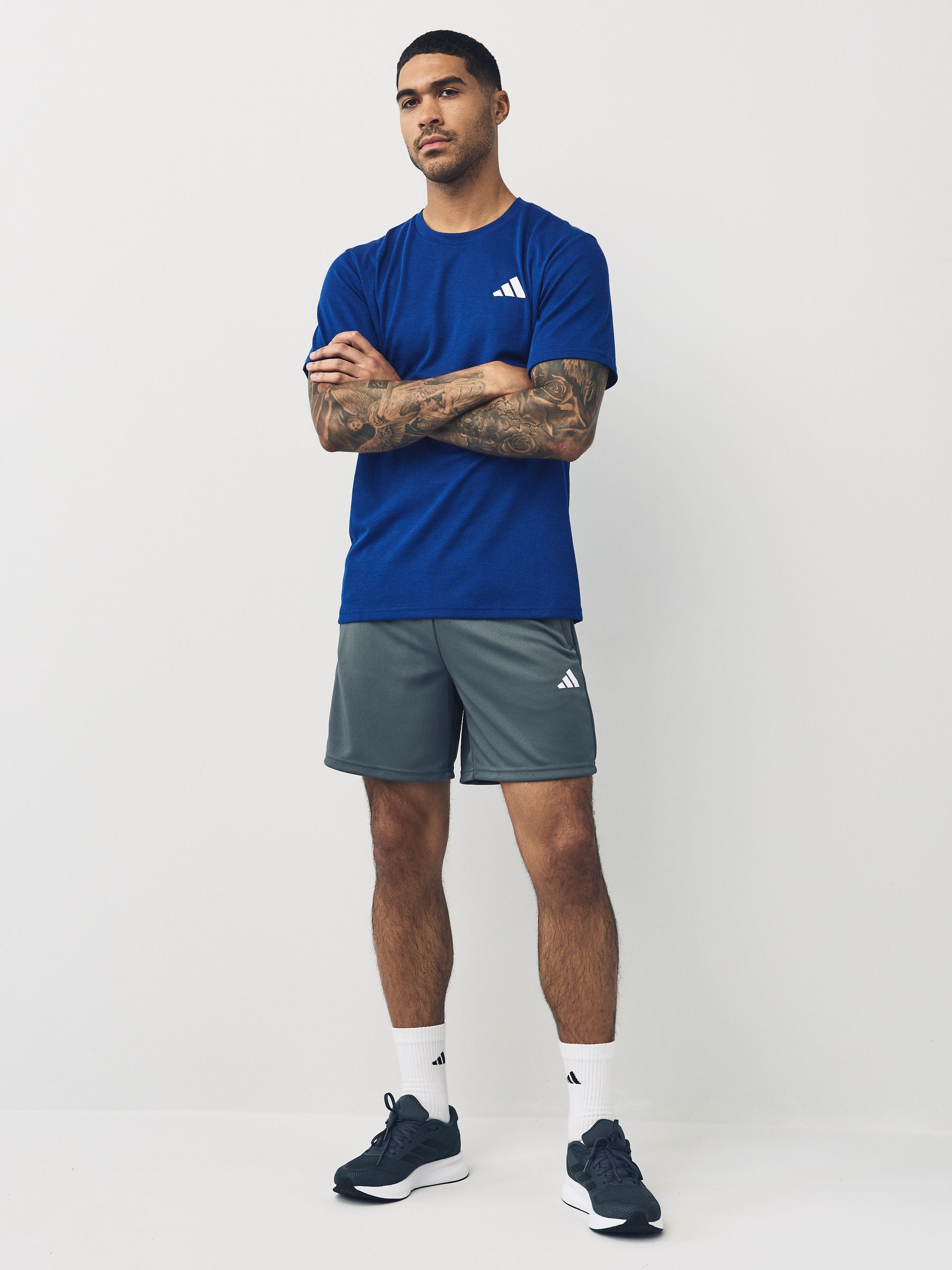 Grijs - adidas Train Essentials all-set trainingsshorts