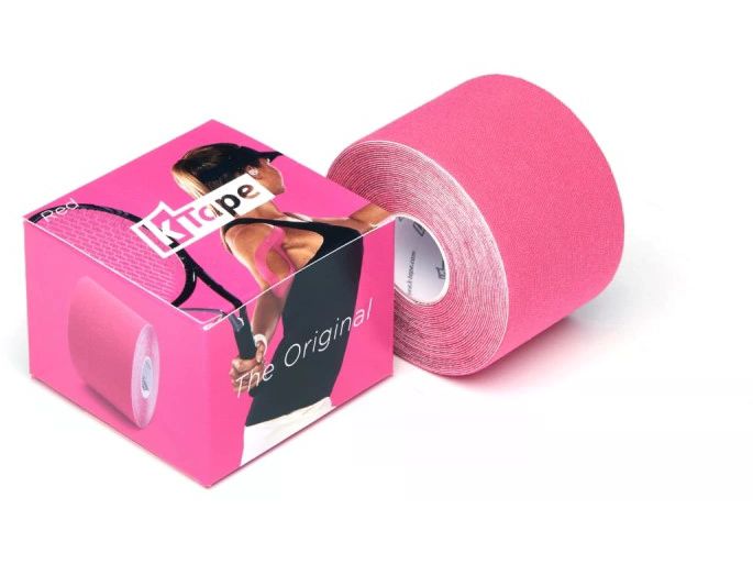 K-Tape K-Tape pink 5 cm x 5 m Atmungsaktives Kinesiology Tape für Muskeln und Gelenke