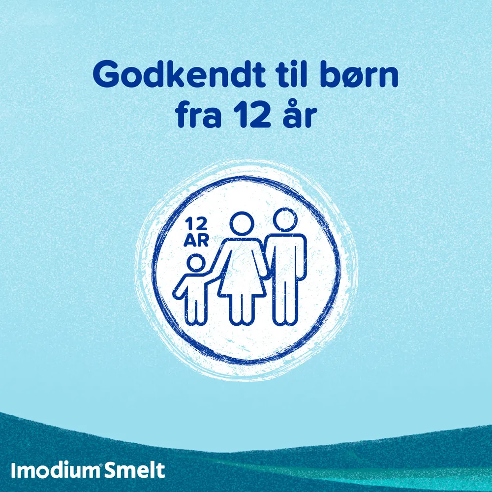Imodium Smelt 2 mg - 12 stk.