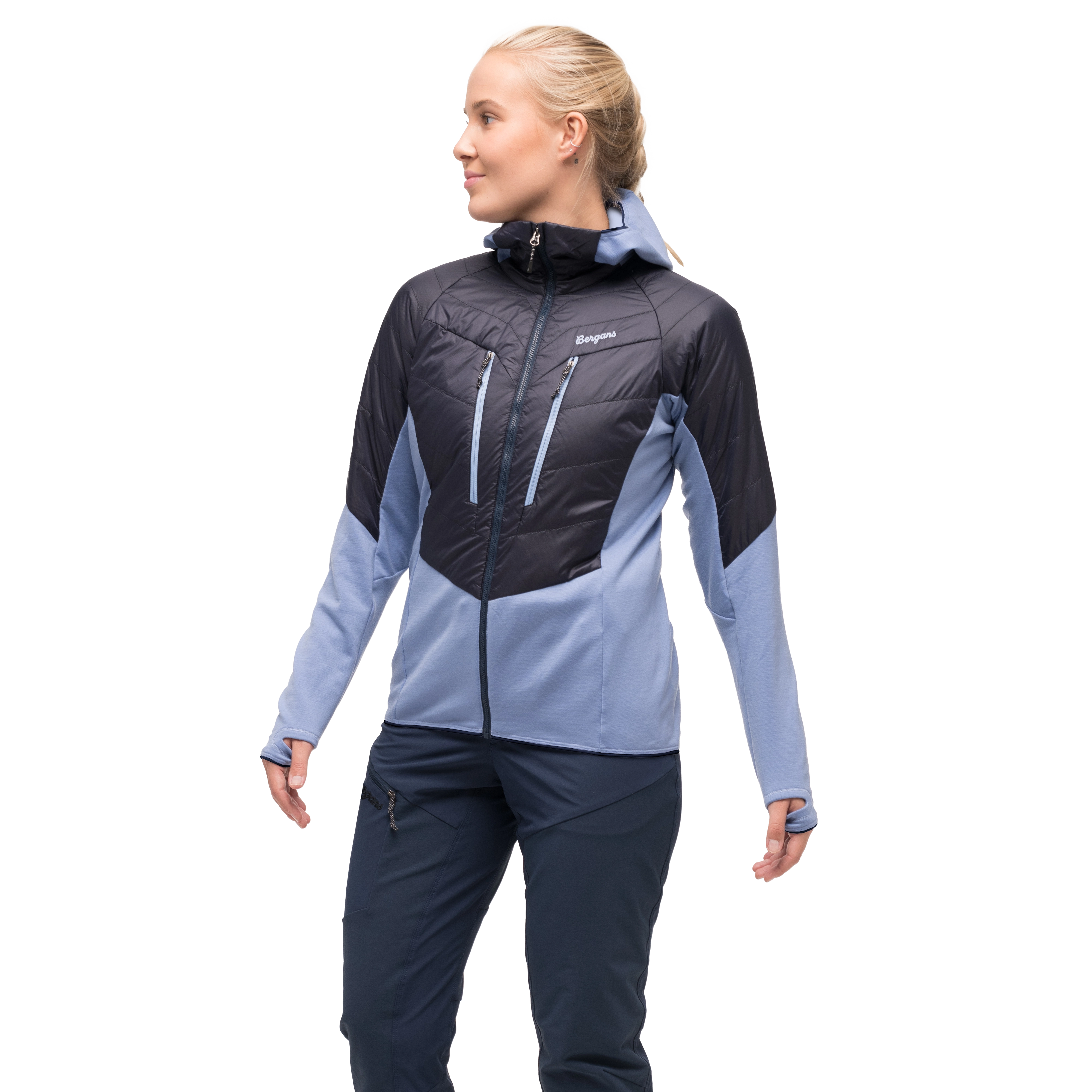 Tind Light Insulated Jacket Women Navy Blue / Blueberry Milk