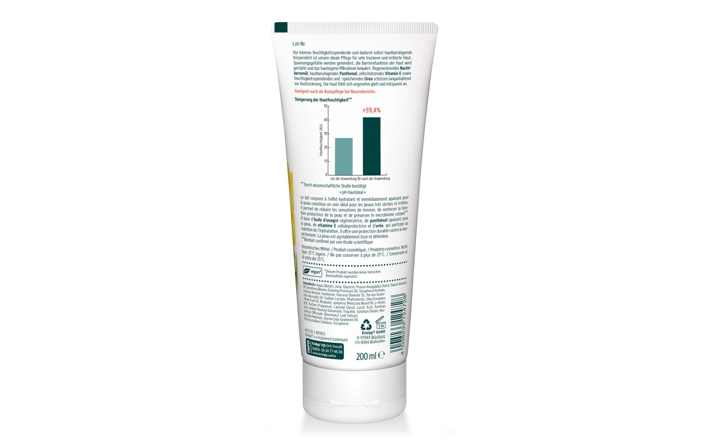 Body Lotion Nachtkerze 200 mlNatürliche Body Lotion beruhigt und pflegt