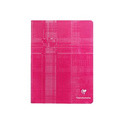 Clairefontaine - Cahier 17 x 22 cm - 48 pages - grands carreaux (Seyes) - disponible dans différentes couleurs