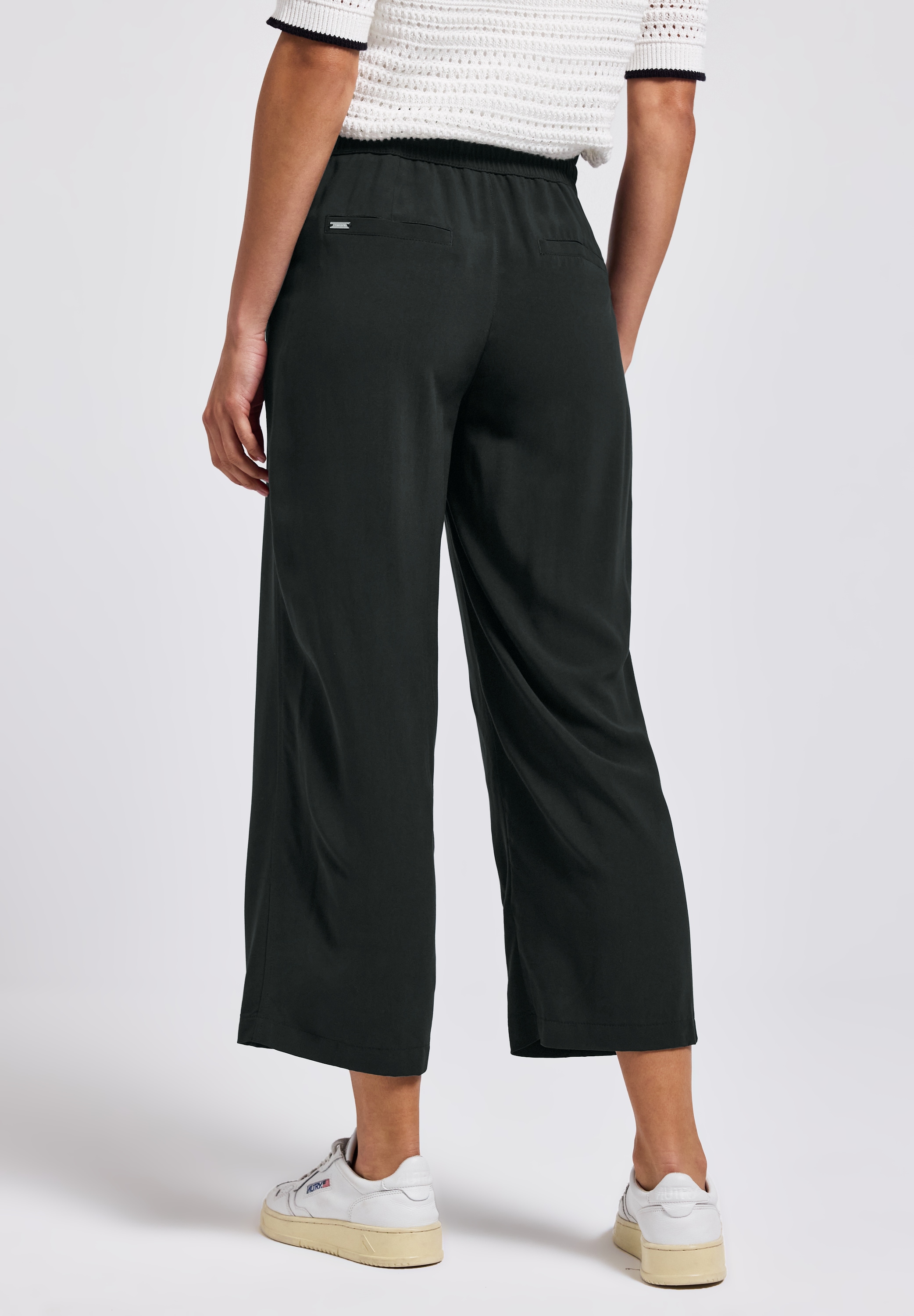 STREET ONE Stoffhose »Style Emee«  Sommerhose mit elastischem Bund mit Tunnelzug