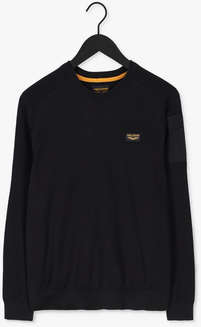 PME LEGEND zwarte pme legend trui buckley knit