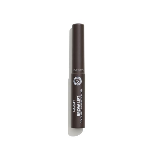 Gosh Copenhagen Brow Lift Lamination Coloured Gel, 002 Dark Brown