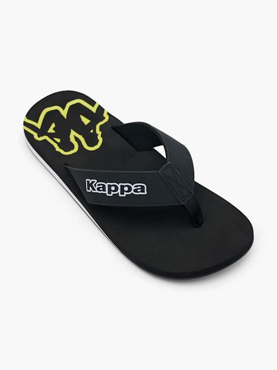 Kappa Pantoletten-Zehentrenner Schwarz