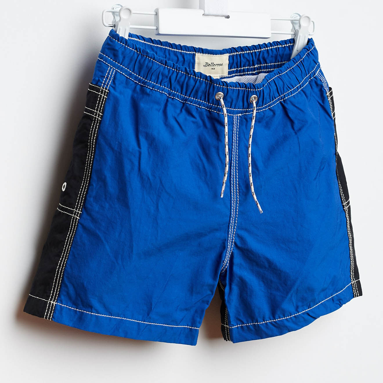 Bellerose Short de bain Lazo bicolore bleu/noir