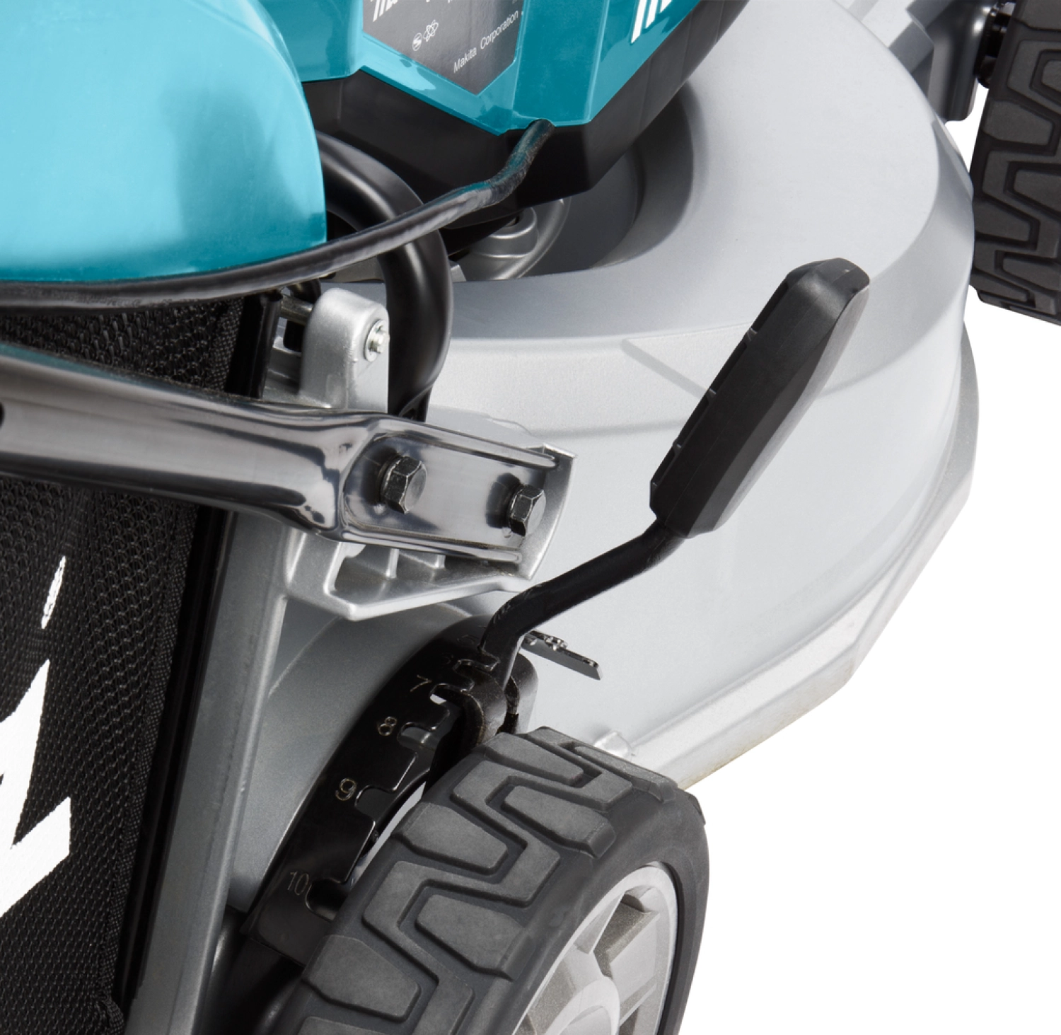Makita DLM533PT4 36V (2x 18V) Li-Ion accu grasmaaier set (4x 5.0Ah accu) - 53cm - zelfrijdend - koolborstelloos