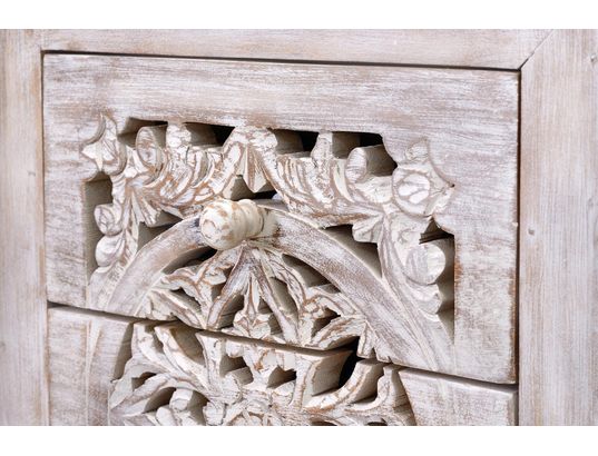 GINER Y COLOMER - Symphonie en bois de manguier blanc.106x35x45