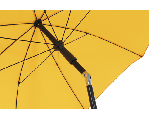 City center paalparasol Siena Garden antraciet/geel