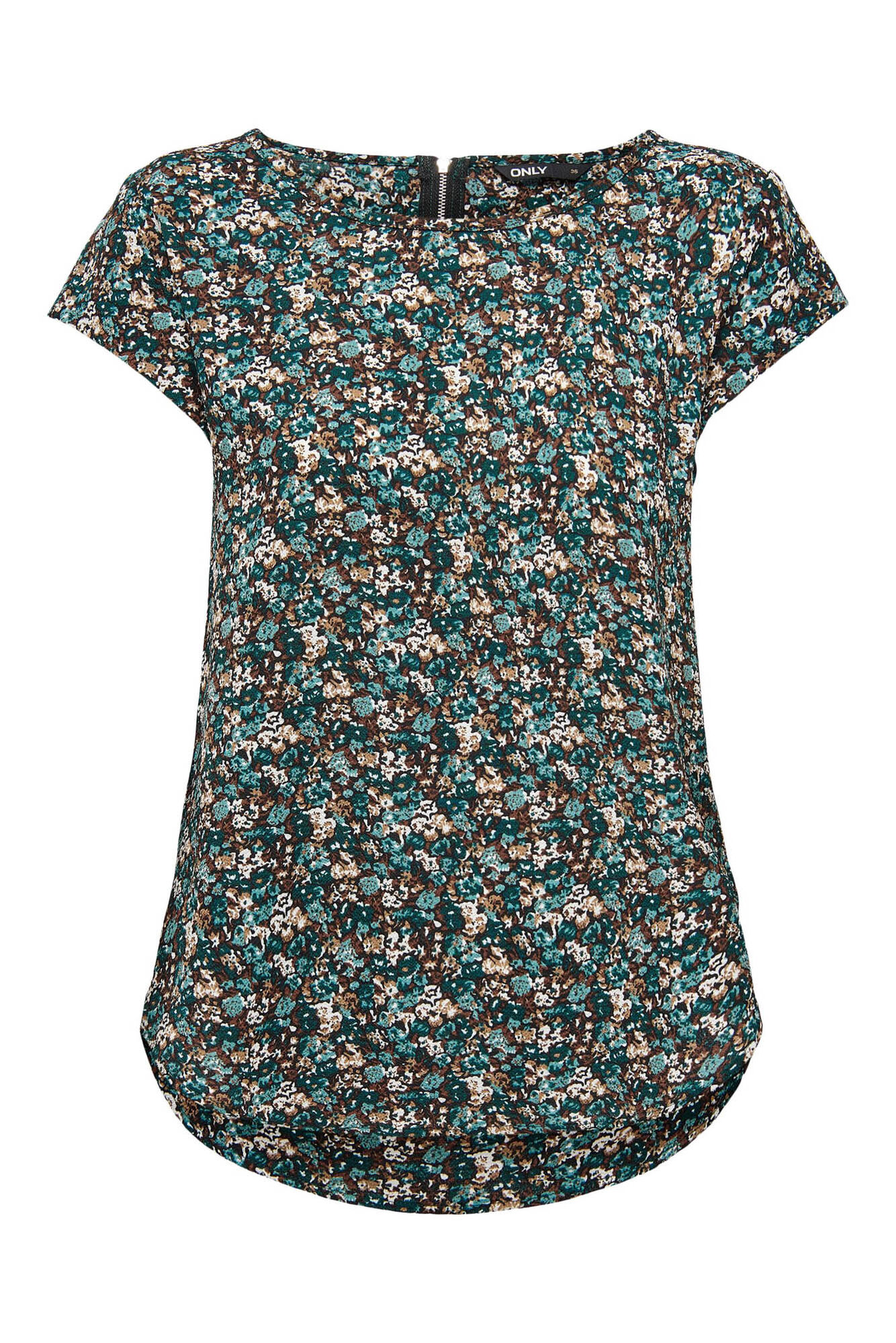 Blusa estampada de manga curta