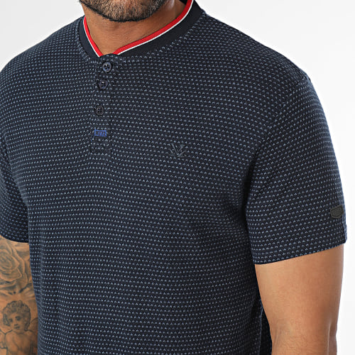 Polo Manches Courtes Bleu Marine