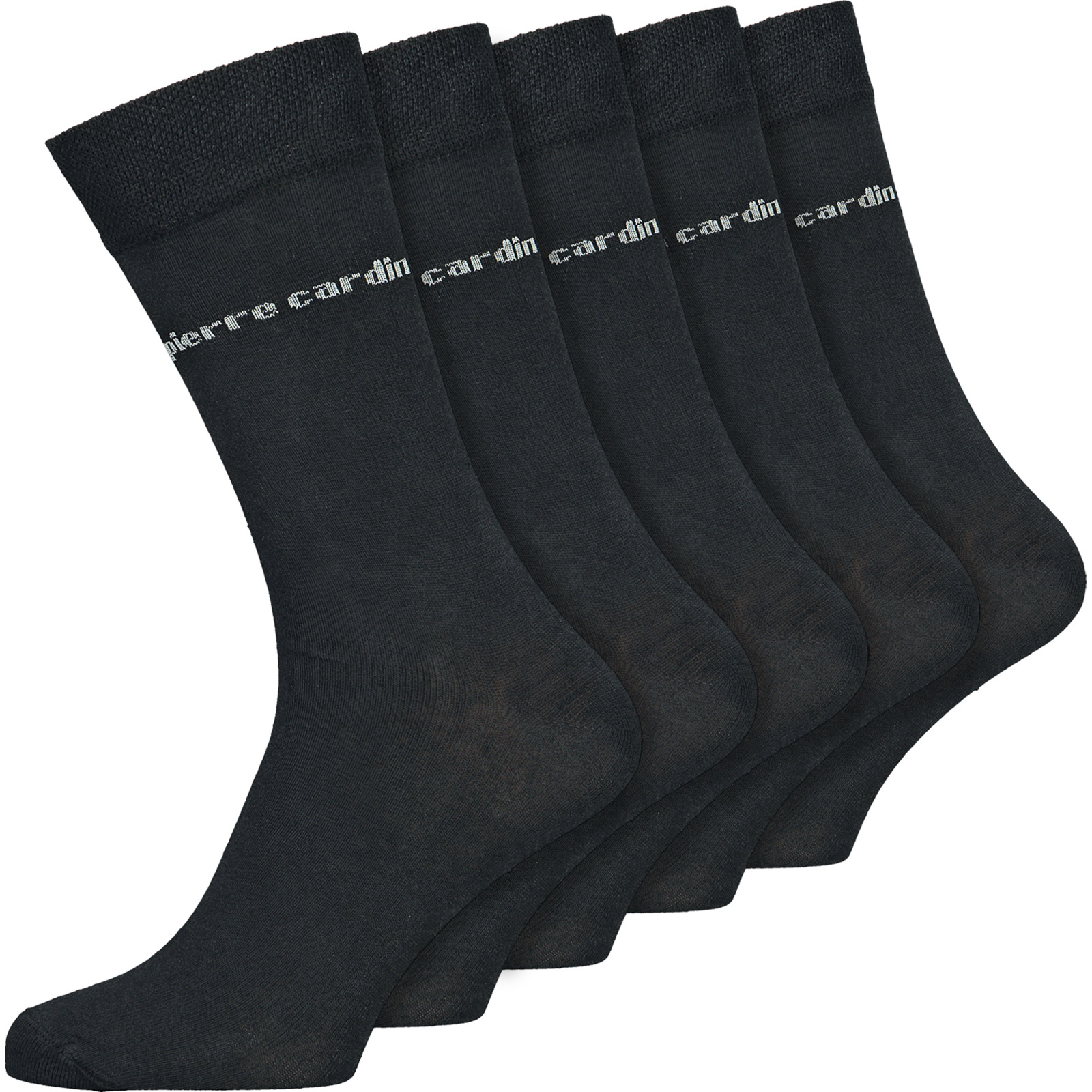 Pierre Cardin Herren-Socken schwarz, 5 Paar