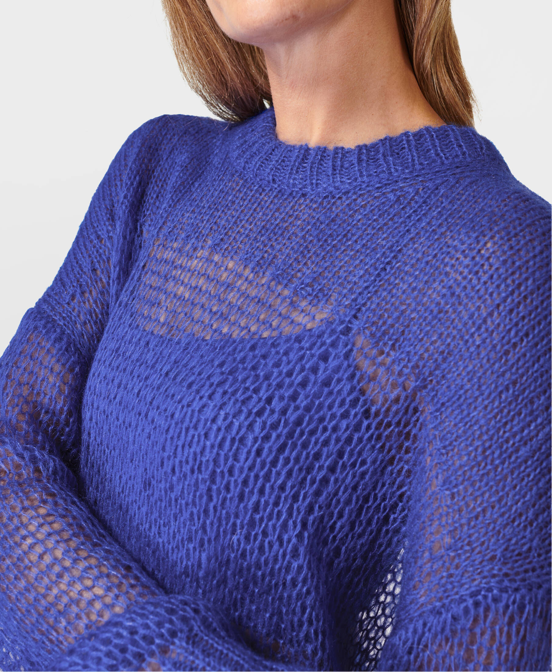 Sweaty Betty London| Damen Strickpullover mit Mohair und Wolle OPEN WAVE