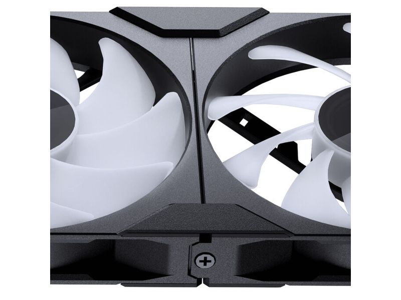 Phanteks PC-Lüfter M25G2-140 Schwarz 140 mm schwarzer Lüfter mit anpassbarer D-RGB-Beleuchtung