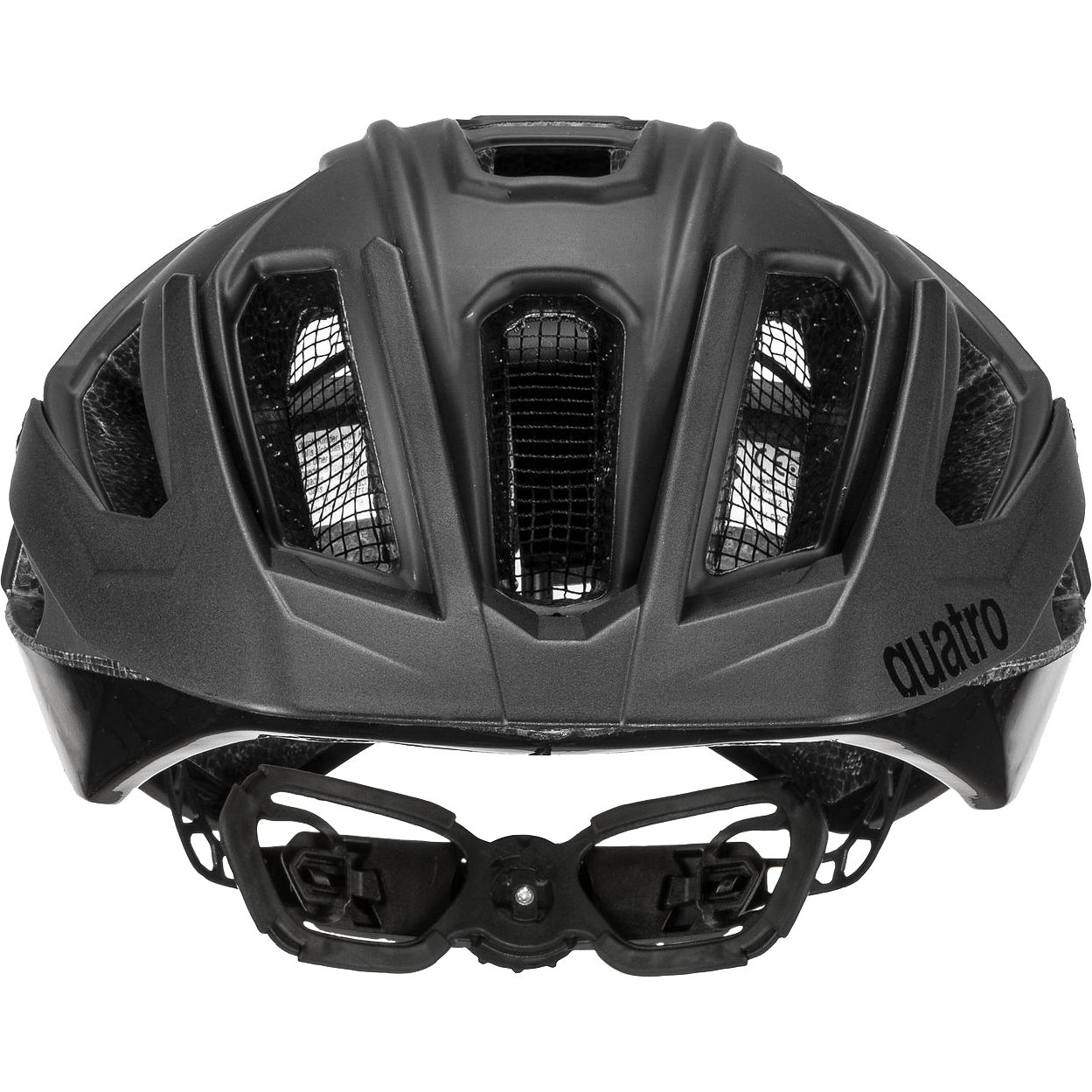 Uvex quatro cc Fahrradhelm all black matt