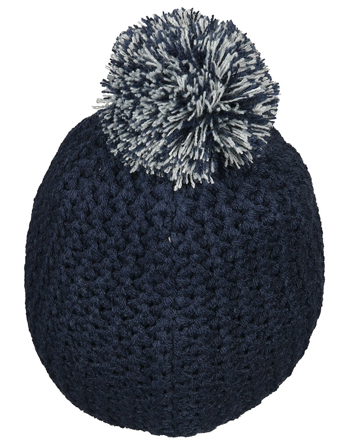 Strick-Mütze WINTER KLASSIKER mit Innenfleece in marine