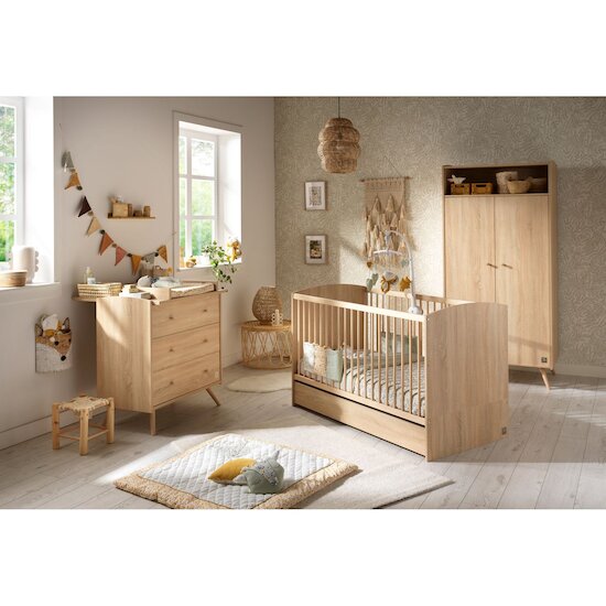 Access Lit évolutif   Bois        70 x 140 cm   de               Sauthon Baby's Sweet Home