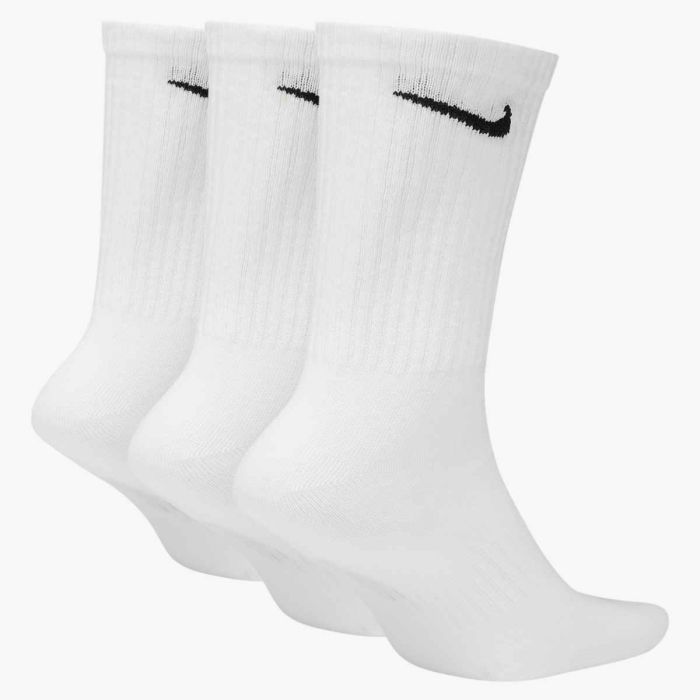 Nike Unisex Strømper Everyday Lightweight Crew Socks 3-Pack Hvid