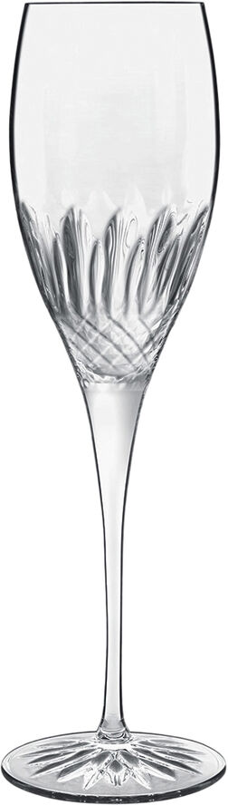 Luigi Bormioli Diamante 4 stk. champagneglas klar 22 cl Ø7cm H23, Klar