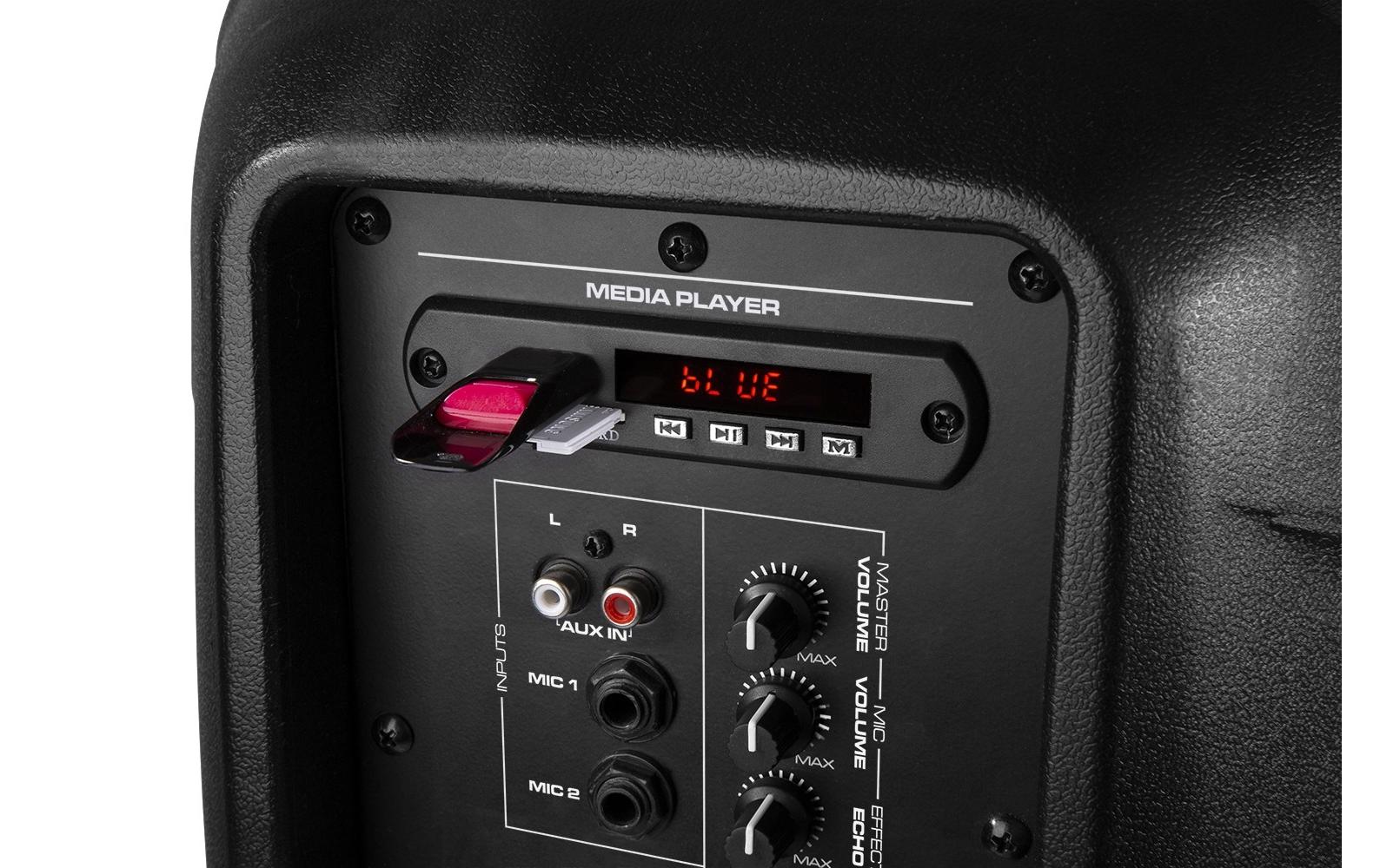 PA-System VPS102A<br>Komplettes Lautsprecher-Set mit Bluetooth Empfänger