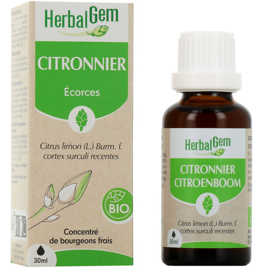 Herbalgem macérat citronnier bio - Gemmothérapie concentrée