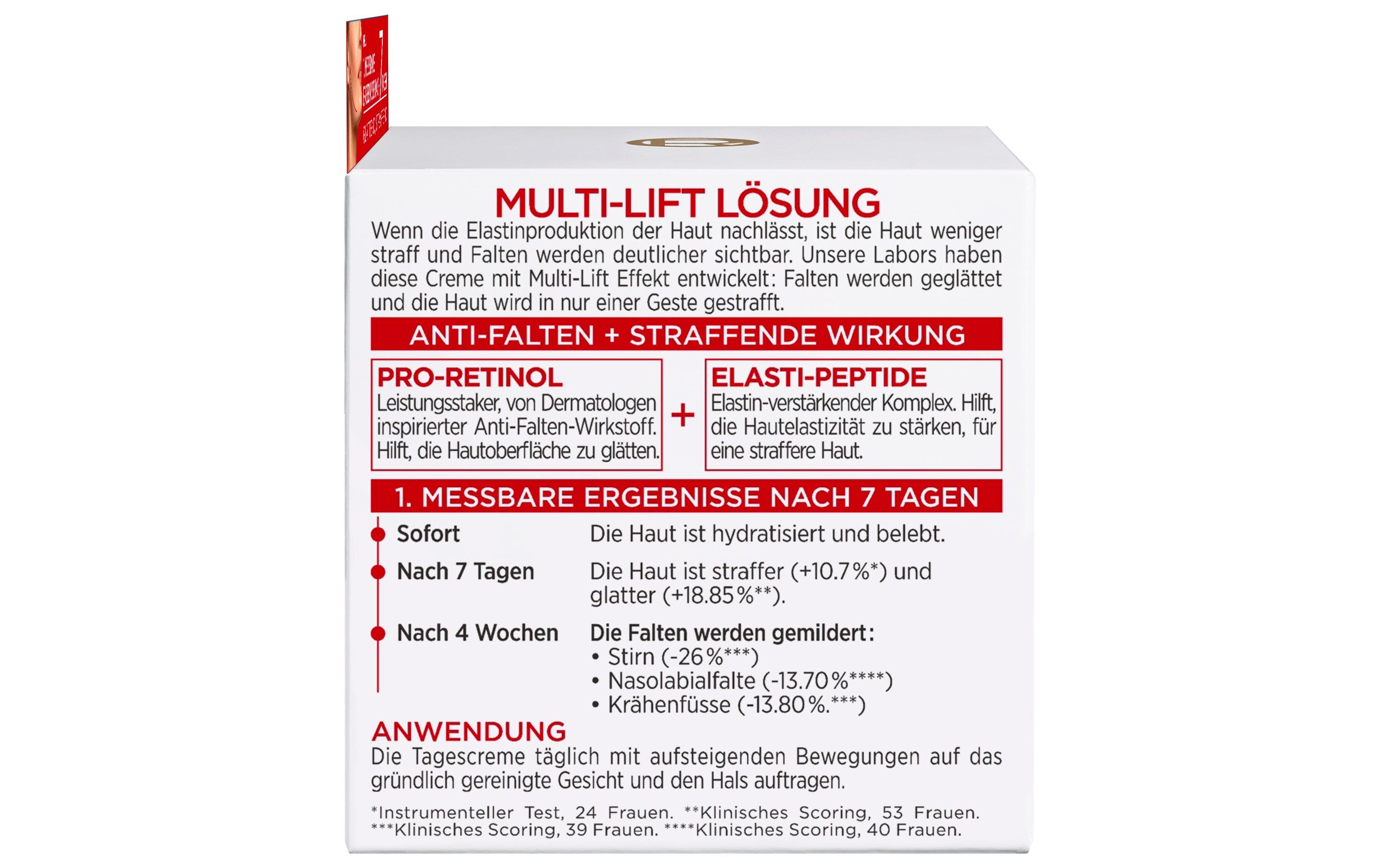 Tagescrème RevitaLift Classic 50 mlFeuchtigkeitsspendende Tages-Creme Multi-Lift