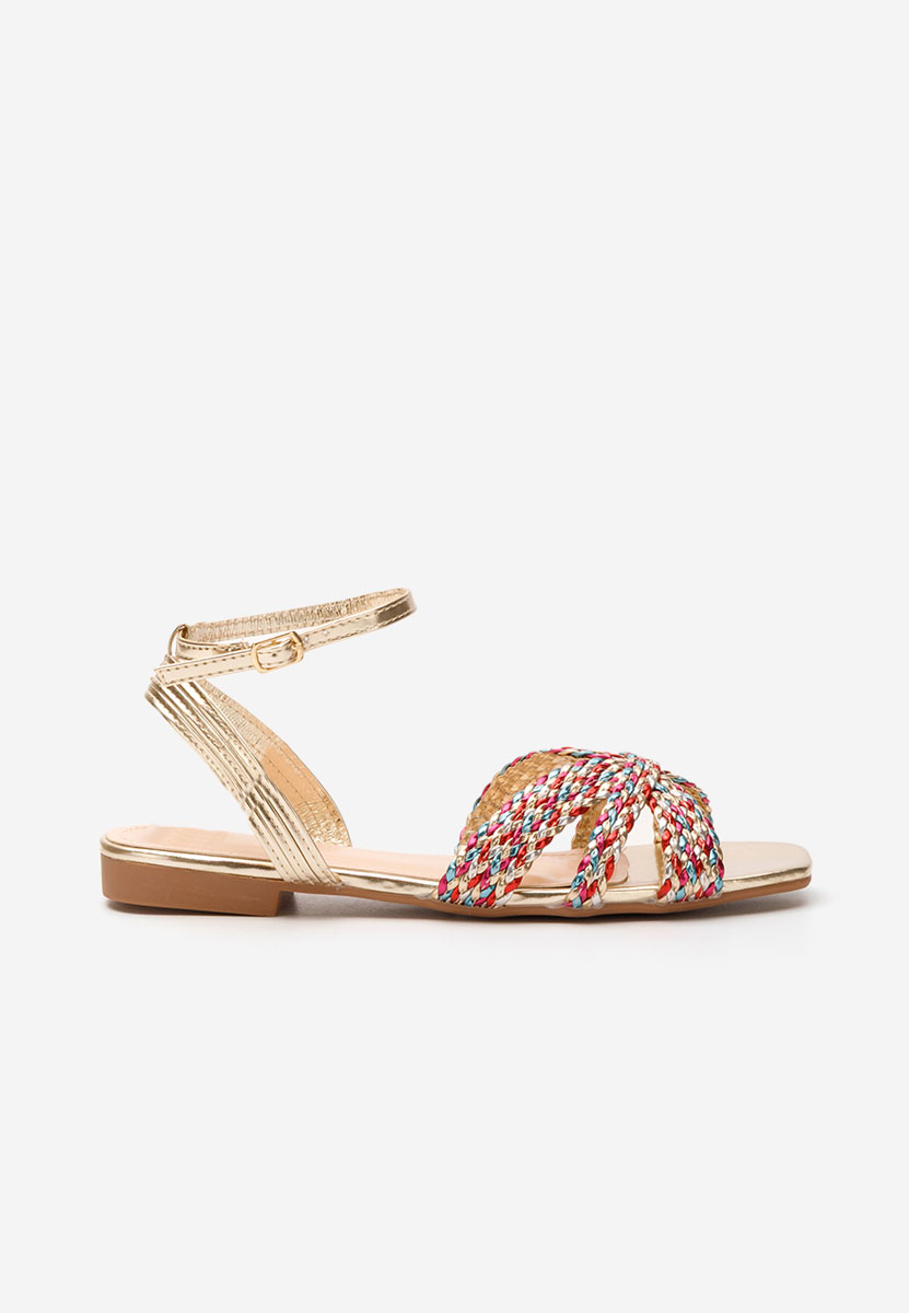 Sandales plates multicolores Rebbecca