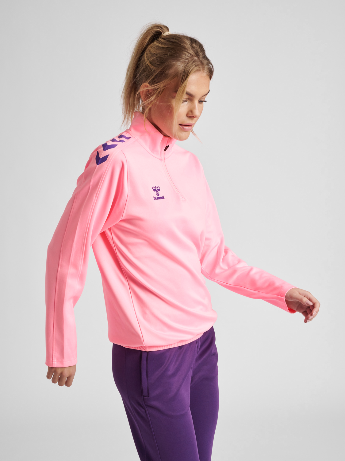 hmlCORE XK HALF ZIP SWEAT WOMAN