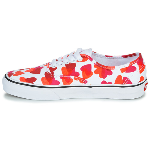 Vans - AUTHENTIC - Blanc / Rouge