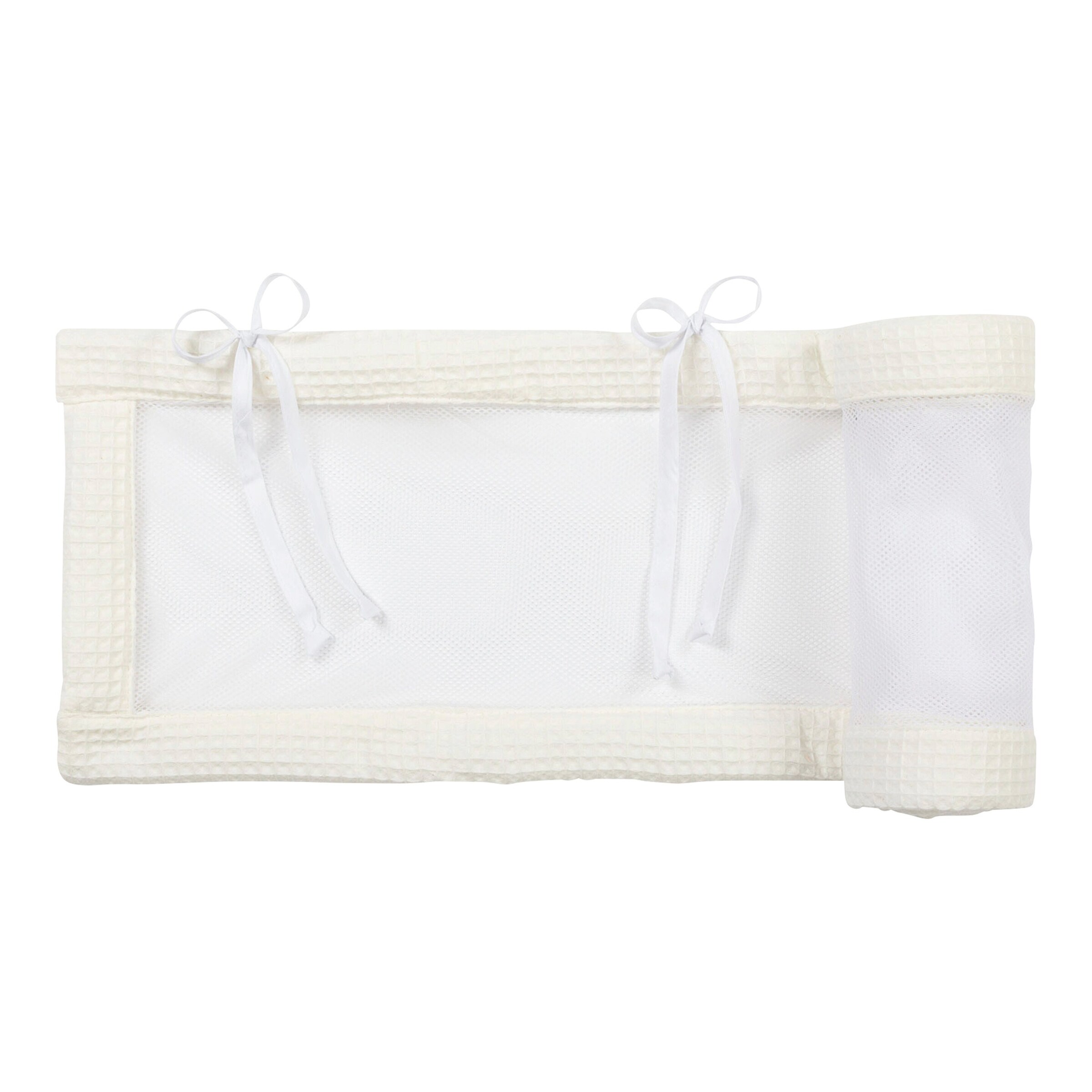 babybay® Nestchen Mesh-Waffelpiqué passend für Modell Boxspring XXL ivory