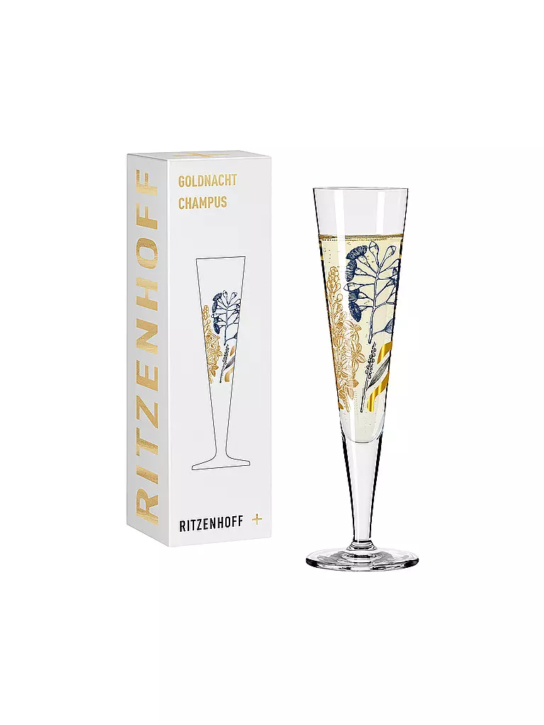 RITZENHOFF Champagnerglas Goldnacht Champus #34 Concetta Lorenzo 2023 gold