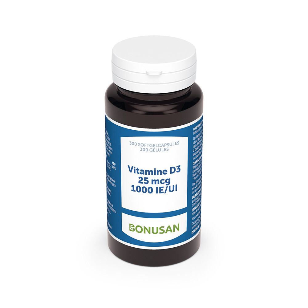 Bonusan Vitamine D3 25 mcg/1000 IE 300 softgels