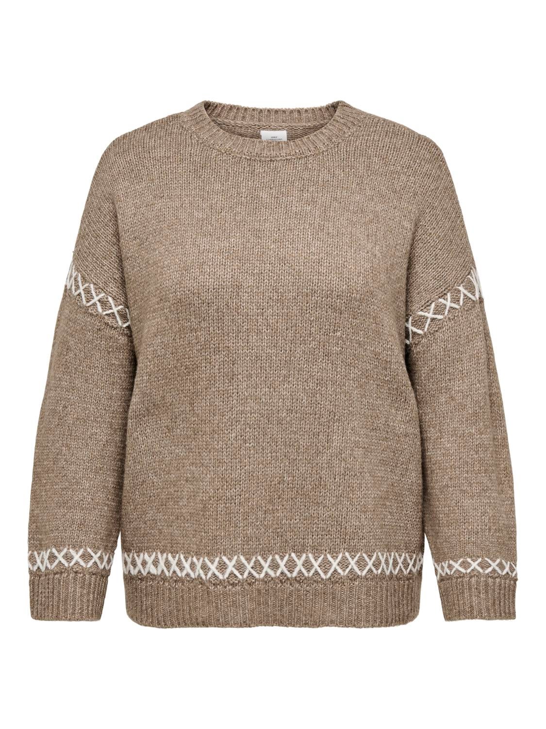 CARAMANDA Strickpullover Malt Ball