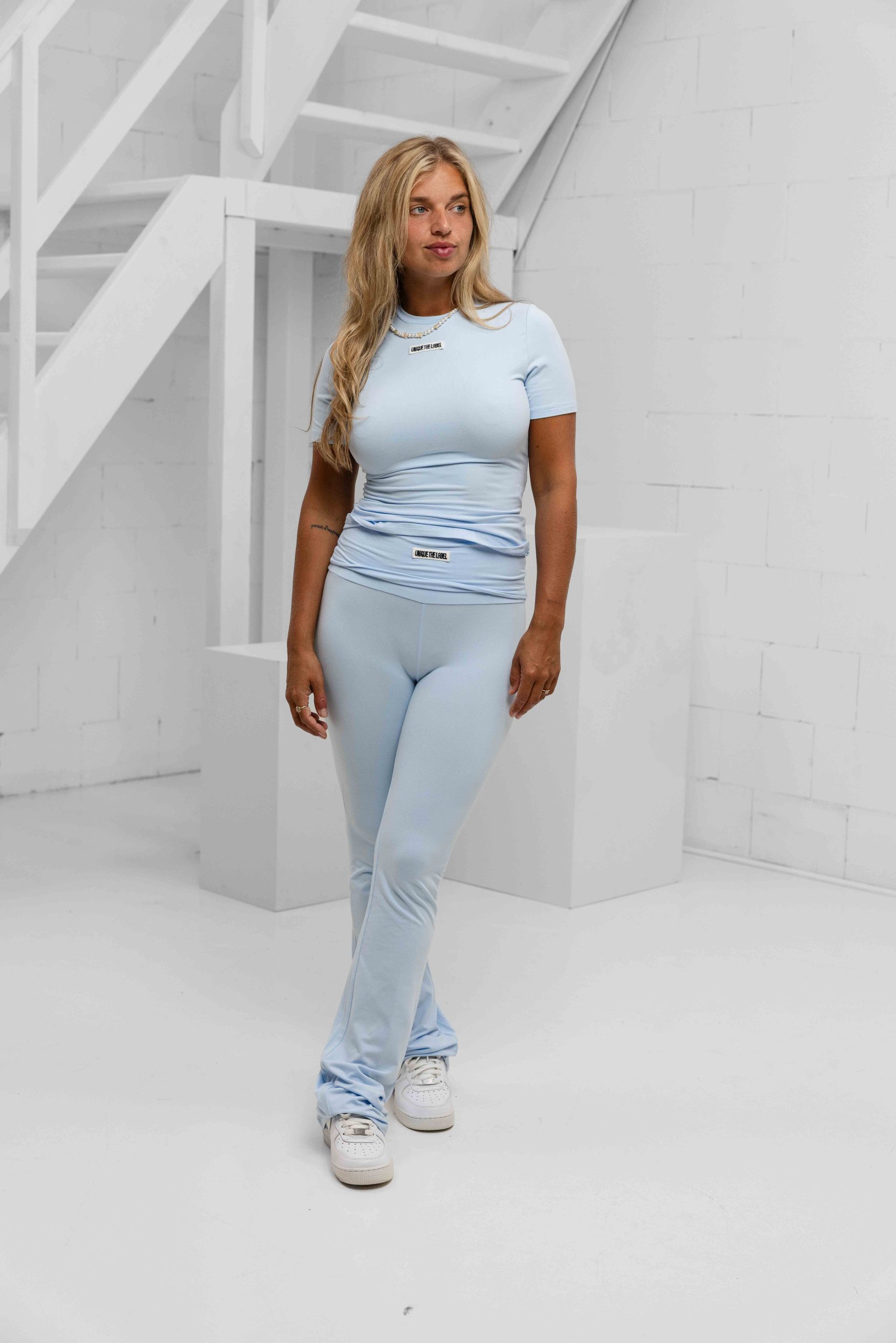 Unique The Label Nena Trainingsbroek Dames Lichtblauw