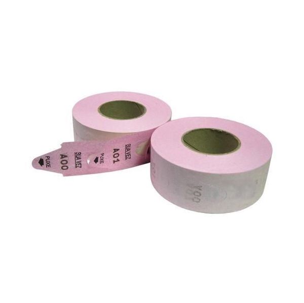Ddigital Rolos de Senhas 2000unid. x 5Rolos Rosa - ROL046