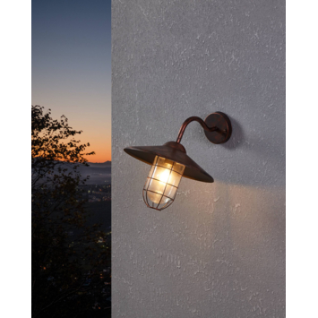 Eglo buitenlamp Melgoa koper