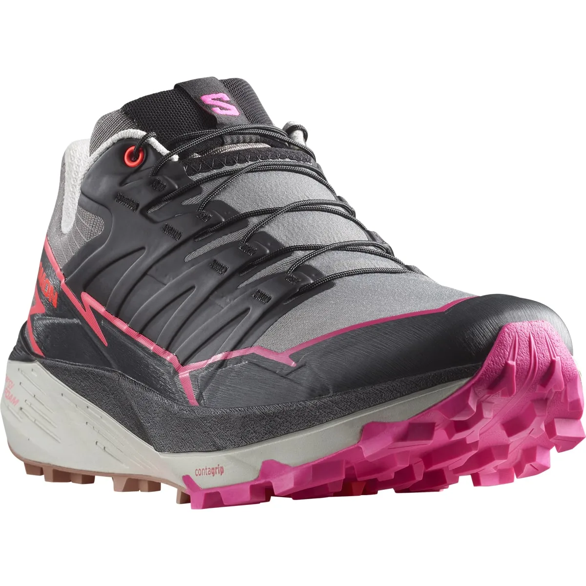 Salomon Women's Thundercross Plum Kitten/Black/Pink Glo