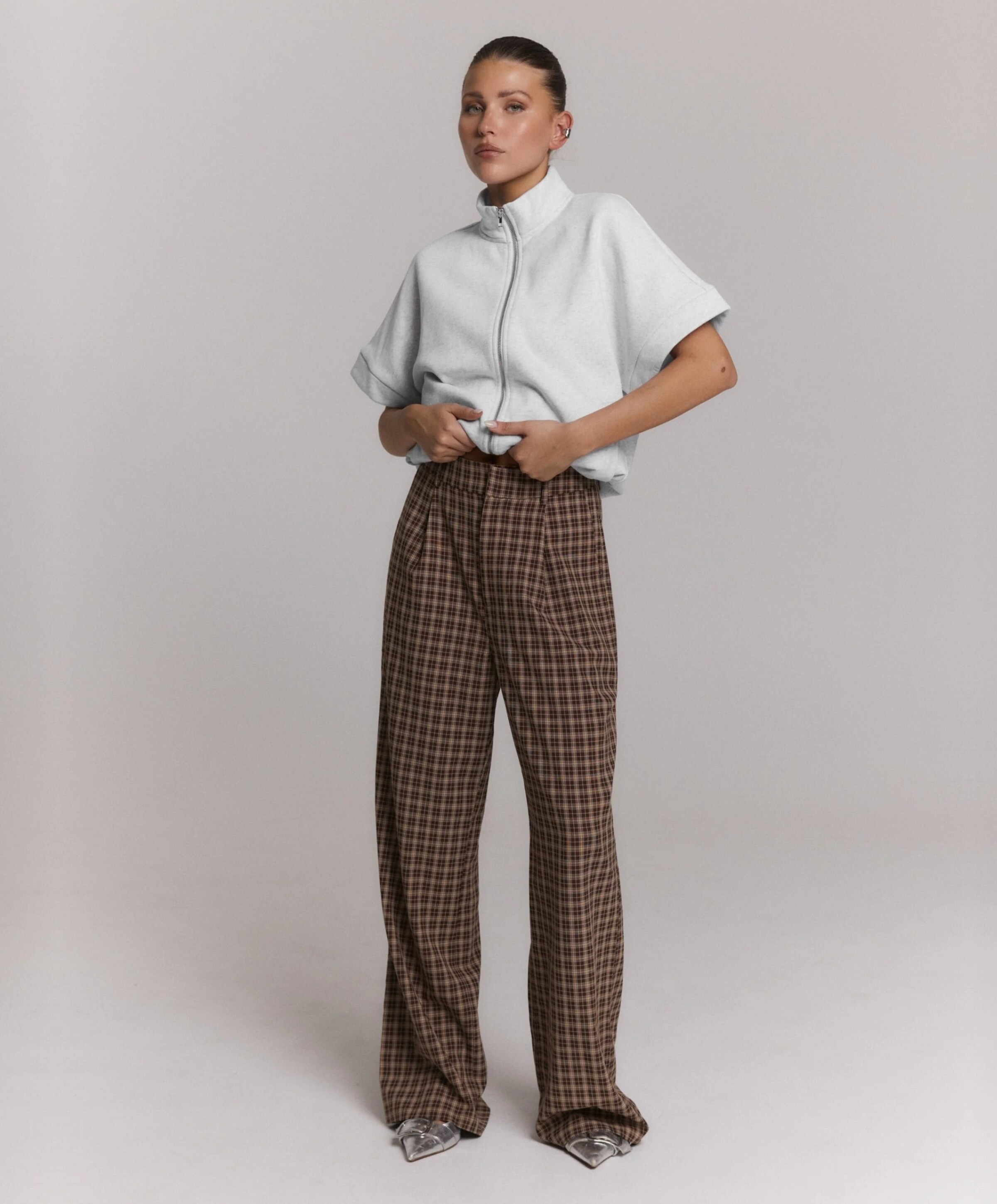 Refined Department Dames vest grijs