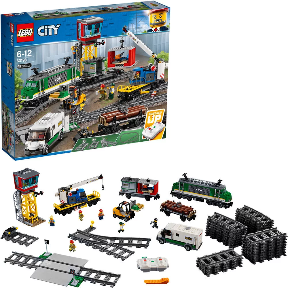 LEGO®CITY 60198 - LE TRAIN DE MARCHANDISES TELECOMMANDE