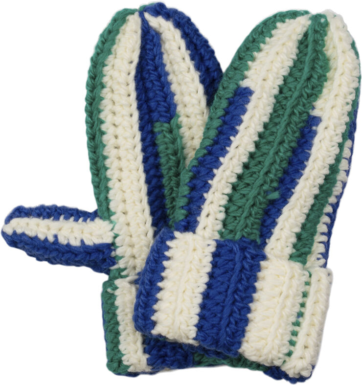 Sui Ava Walter Gloves Cobalt multi