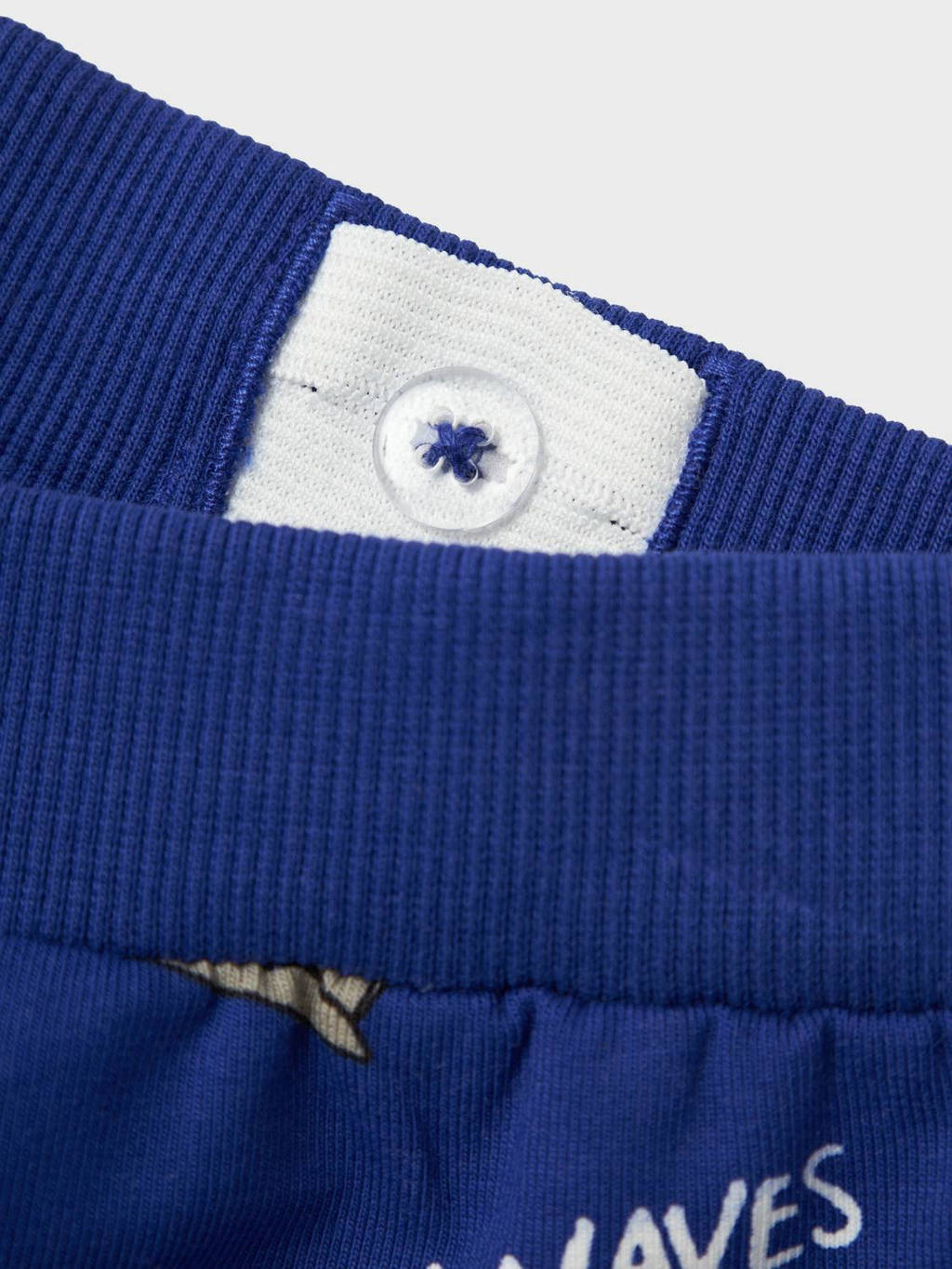 NAME IT sweatshort NMMFREJ met all over print hardblauw/multicolor