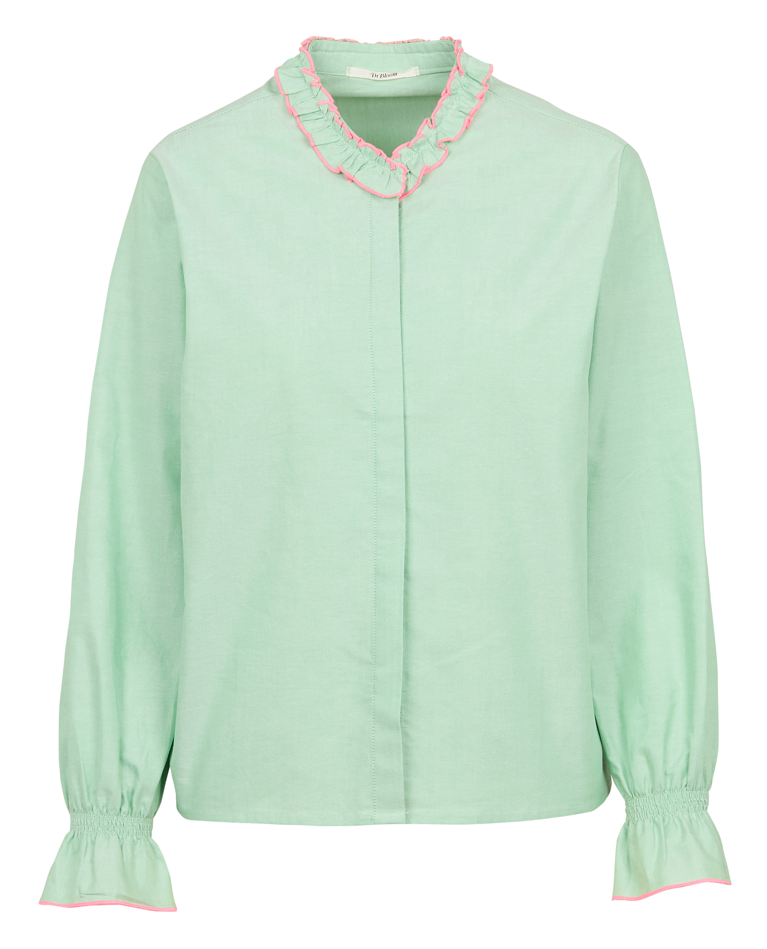 SONIC - Chemise col rond droit en coton | Multicolore