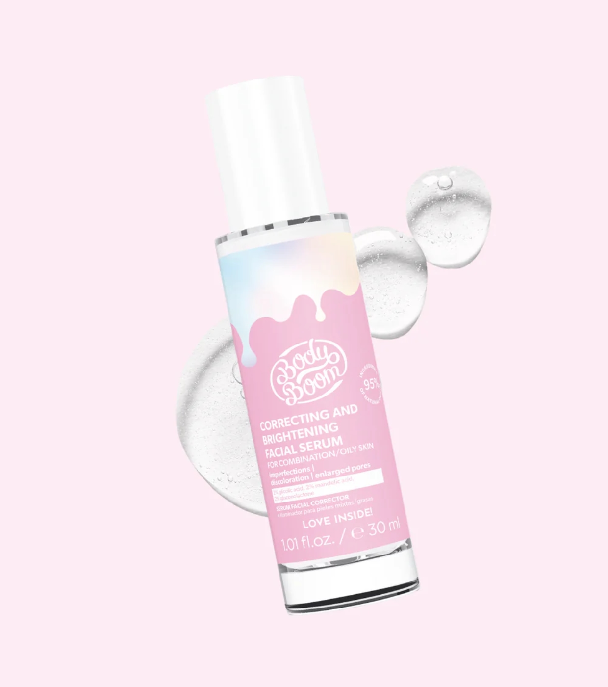 Bodyboom - *Basic Pink* - Sérum facial corretivo - Pele mista e oleosa