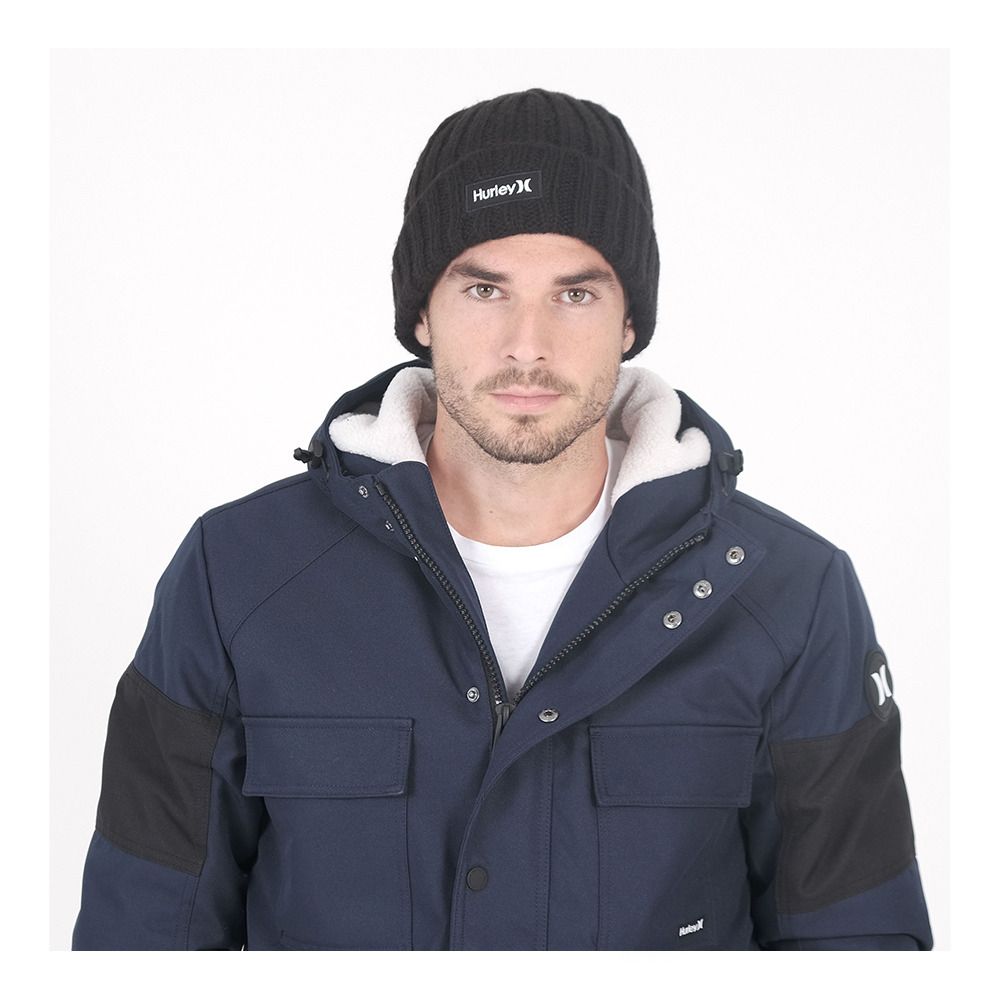 Hurley SQUAW BEANIE - Bonnet Homme black