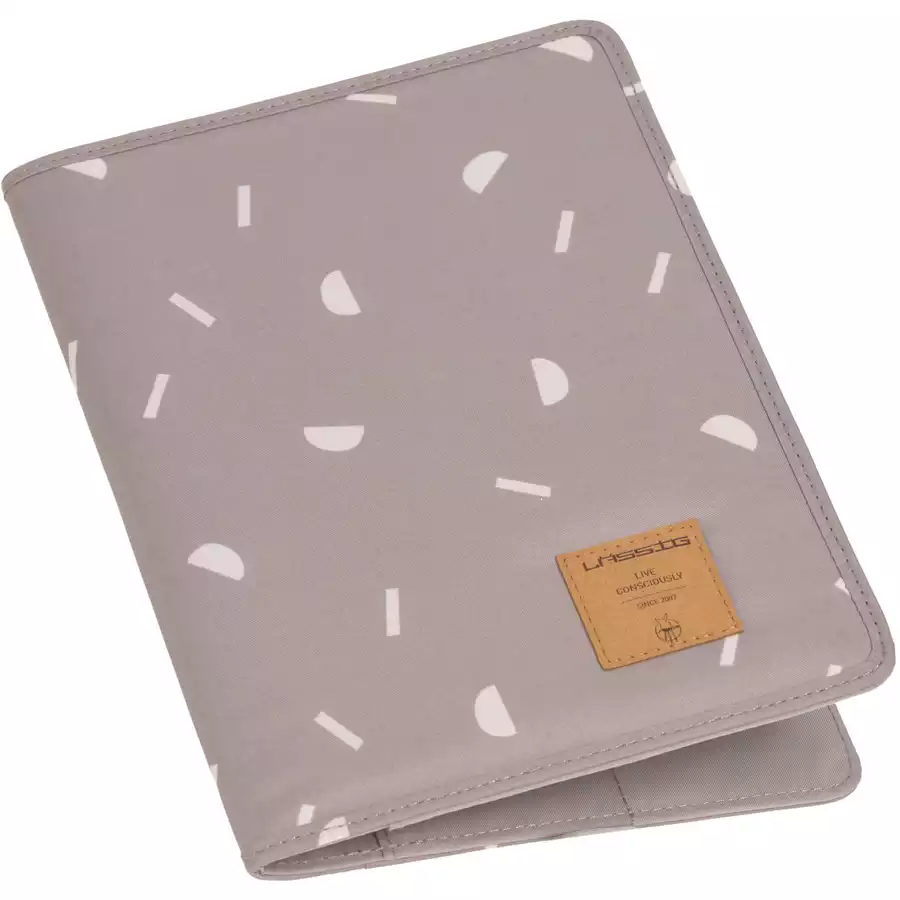 LÄSSIG Mutterpasshülle Casual Mum’s Organizer Blocks Taupe