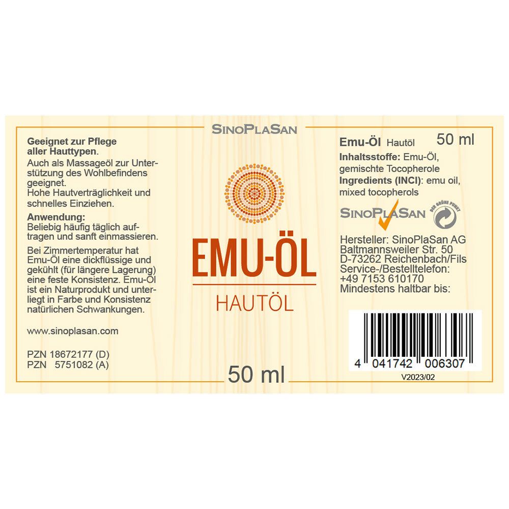 SinoPlaSan Emu Hautöl