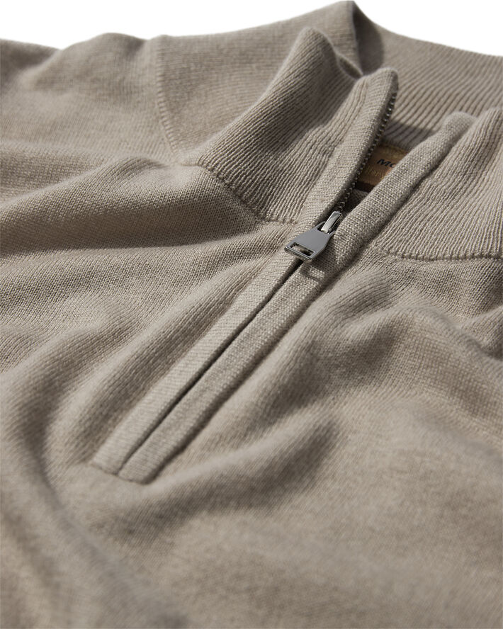 Mos Mosh Gallery MMGAdam Soft Zip Turtle Neck Knit Soft kit